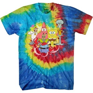 Spongebob Squarepants Boys Shirt - Spongebob Tee - Classic Spongebob T-Shirt (Tie Die , X-Large) - 1 of 4