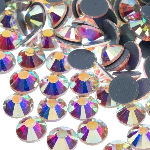 Crystal Lane DIY 144 Pieces SS34 (7mm) Crystal AB Glass Flat Back Hotfix Rhinestones for Arts and Crafts - 1 of 4