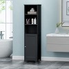 NicBex 63 Inch Tall Bathroom Storage Cabinet,Modern Storage Cabinet with Open Shelves for Living Room,Home Office - 2 of 4