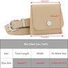 INSPIRE CHIC Women's Fanny Pack Faux Leather Belts with Removable Mini Pouch Small Purse Waist Belt Bag 1 Pc - 4 of 4