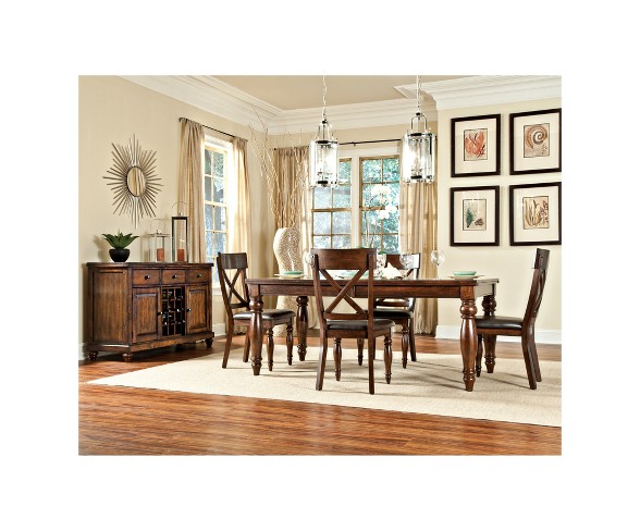 Kingston Dining Table Brown - Intercon
