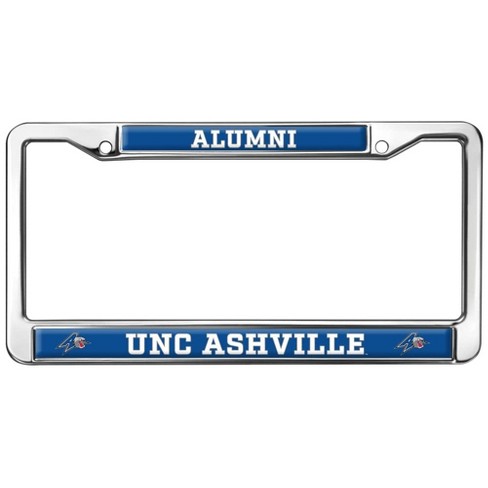 UNC Asheville Alumni Logo Full Size Standard License Plate Metal Frame - image 1 of 4