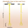 Itopfox Garden Hand Tiller with Sharp Curve Tines, Sturdy Structure for Easy Soil Cultivation, Lawn Aeration, and Garden Bed Loosening - 4 of 4