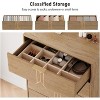 5 Drawers Dresser, Modern Wooden Tall Dresser with Deep Drawers, Chest of Drawers for Bedroom, Living Room, Hallway, Entryway - 4 of 4