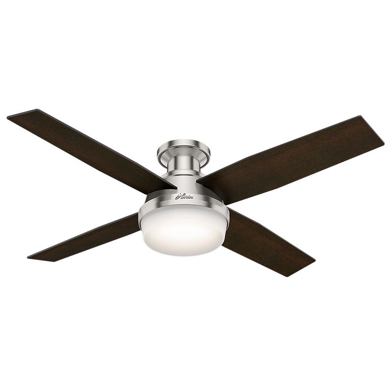 52" Dempsey Low Profile Ceiling Fan with Remote (Includes LED Light Bulb) - Hunter Fan, 3 of 13