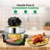 NutriChef 18+ Qt Convection Oven Cooker with Air Fryer Function - Healthy Kitchen Countertop Cooking (PKCOV45) - 3 of 4