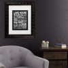 Trademark Fine Art - Marcee Duggar Lake House Rules Matted Framed Art - image 2 of 4