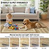 Modern Washable Rugs: Non-Slip & Stain-Resistant Braided Carpets for Living Room, Bedroom, Nursery, Farmhouse - 4 of 4