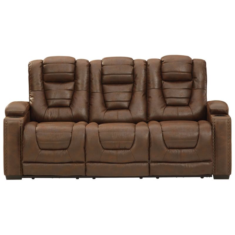 Owner&#39;s Box Power Recliner Sofa with Adjustable Headrest Thyme - Signature Design by Ashley, 4 of 11