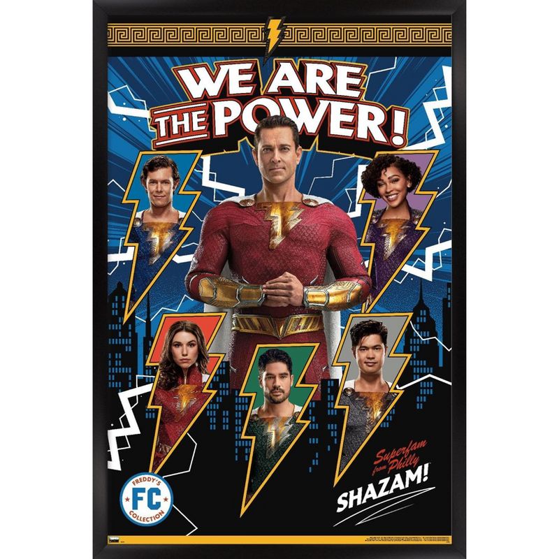 Trends International DC Comics Movie Shazam! Fury of the Gods - Family Framed Wall Poster Prints, 1 of 7