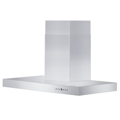 ZLINE KE-30 Stainless Steel 30 Inch Wall Range Hood with 4 Speed Settings and Built In LED Lighting for 8 to 9 Foot Ceilings