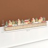 NAYSAYE Christmas Advent Calendar, Wooden 24 Drawers Lighted Village Scene for Table Mantel Reusable Countdown Holiday Gift, Beige, 32.7"*3.5"*6.7" - 3 of 4