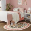 Ditzy Floral Oval Kids' Rug - Pillowfort™ - 2 of 4