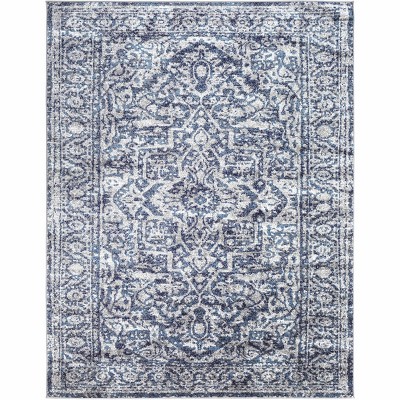 Hauteloom Costigan Traditional Navy Rug