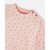 Deux par Deux Girl Organic Cotton Pant with Top Set Pink Mini Floral - 3 of 4