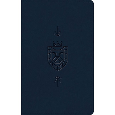 ESV Holy Bible for Kids (Trutone, Dark Blue, Lion of Judah Design) - by  Esv Bibles (Leather Bound)