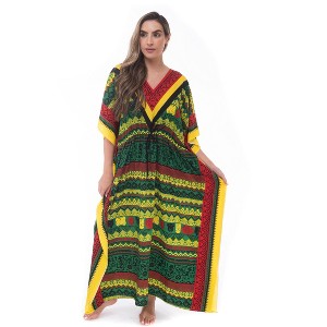 Riviera Sun Long Dashiki Caftan / Caftans for Women - 1 of 3