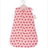 Hudson Baby Infant Girls Plush Sleeping Bag, Sack, Blanket, Bright Pink Hearts - 2 of 2