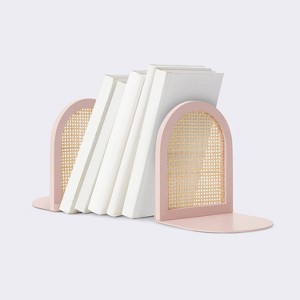 Arched Woven Bookends - Heirloom Pink - Cloud Island™ - 1 of 3