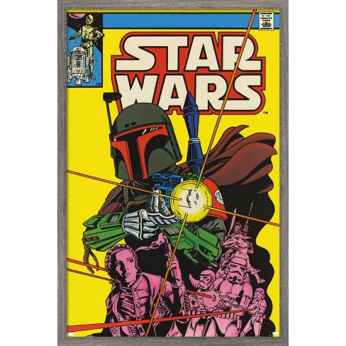 Trends International Star Wars: Saga - Boba Fett - Comic Cover Framed Wall Poster Prints - image 1 of 4