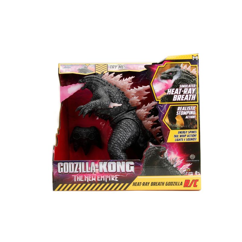 Jada Godzilla x Kong: The New Empire Heat-Ray Breath Godzilla RC, 3 of 16