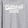 Men's - Instant Message - Pickleball Enthusiast Long Sleeve Graphic T-Shirt - 2 of 4