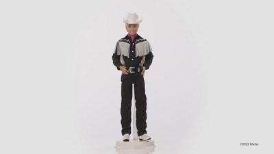 Barbie The Movie Collectible Ken Doll Wearing Black And White Western  Outfit (target Exclusive) : Target