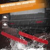 Unique Bargains Rear Left Right Bumper Reflector Light Cover for Range Rover Sport L320 LR4 2010-2013 XFF500020 XFF500030 Red 1 Pair - 4 of 4