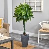 HomeStock  5 ft. Artificial Tree in Planter for Indoor/Outdoor - 2 of 3