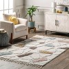 Nuloom Zende Colorful Stones Kids Tassel Indoor Area Rug, 4' x 6', Beige - 2 of 4