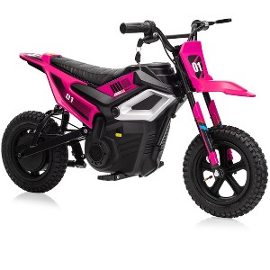 24V Electric Dirt Bike for Teens, Off-Road Motorcycle w/Hydraulic Brakes, Powered Riding On Bike Car for Boys Girls 6-12, Kids Ride On Car - 1 of 4