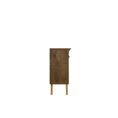 Yonkers Rustic Brown Mid-Century Modern Sideboard