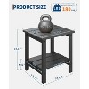 Outdoor Adirondack Side Table - HDPE Side Patio, All-Weather Resistant, Square Plastic Patio Table, Perfect for Garden and Porch - 3 of 4