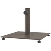 Outsunny Square Patio Umbrella Base, 29 lbs Metal Umbrella Stand Base with Adjustable Pads, Patio Umbrella Holder for 1.5"/1.9" Poles - 4 of 4