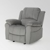 Celestina Microfiber Gliding Recliner Gray - Christopher Knight Home - 2 of 4