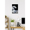 Trends International Tobe Fonseca - Kanagawa Cat Wave Framed Wall Poster Prints - 2 of 4