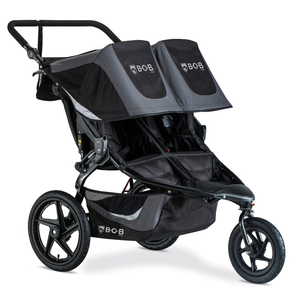 Photos - Pushchair BOB Gear Revolution Flex 3.0 Duallie Jogging Stroller - Graphite Black