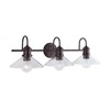 Austin Allen Zephir 3 - Light Vanity in  Brushed Nickel Painted - 4 of 4