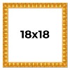 PosterPalooza | 18x18 Bamboo Picture Frame, UV Acrylic, 4 Finishes - Brown, Black, Gold, and Natural - 2 of 4