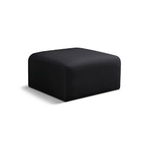 Meridian Furniture,Arc Velvet Ottoman - 1 of 4
