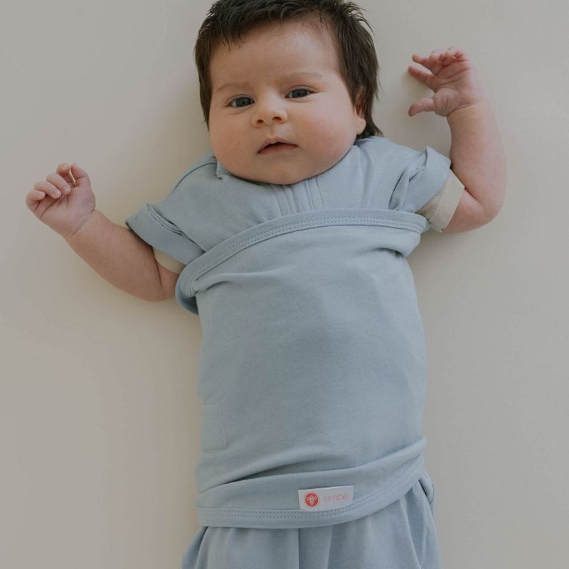 embe Transitional Short Sleeve Swaddle Sack with arm snaps (3-6 months) Arms-In/Arms-Out, Legs-In/Legs-Out, 4 of 6