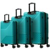 3 PCS Expandable ABS Hard Shell Luggage Set with Spinner Wheels and TSA Lock 20''24''28'' 4M - ModernLuxe - 2 of 4