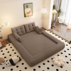 78.7'' Teddy Foldable Sofa Bed with Foam Filling and Multi-Functional 3-in-1 Design - 2 of 4