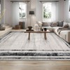 Indoor Washable Modern Floor Carpet Low Pile Non Slip Bordered Abstract Area Rugs for Living Room Bedroom Decor Soft Thin Rug - 4 of 4