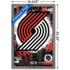Trends International NBA Portland Trail Blazers - Maximalist Logo 23 Framed Wall Poster Prints - 3 of 4