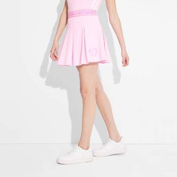 Women's Barbie Graphic Mini Skirt - Pink