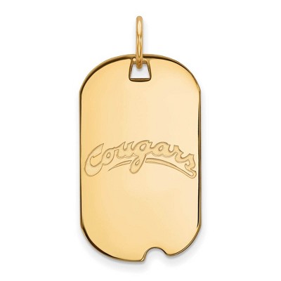 Black Bow Jewelry 10k Yellow Gold Washington State Cougars NCAA Pendant