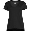Lands' End Women's Supima Cotton Short Sleeve Scoop Neck Tee - 3 of 4