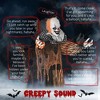 Outdoor Halloween Decorations Talking Circus Clown with A Balloon, Animated Prop with Sound and Motion Activated, Light Up Eyes, Laughter - 4 of 4