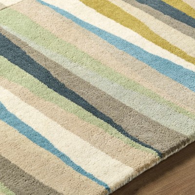 Hauteloom Mathiston Geometric Triangles Wool Rug
